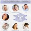 KOLZEMV Cooling Face Mask with Hook-and-Loop Closure, Reusable Hot and Cold Eye Mask view 4
