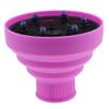 Compact Universal Diffuser for Curly Hair, Silicone Salon Tool, Travel-Friendly, Easy to Clean, Green-Purple view 1