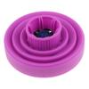 Compact Universal Diffuser for Curly Hair, Silicone Salon Tool, Travel-Friendly, Easy to Clean, Green-Purple view 2