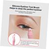Healeved 3-Piece Reusable Eyeliner Stencil Set for Beginners and Travel view 2