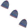 SOIMISS 3-Piece Cotton Headscarf Set for Pregnant Women, Breathable and Comfortable, Blue view 1
