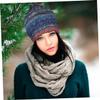 SOIMISS 3-Piece Cotton Headscarf Set for Pregnant Women, Breathable and Comfortable, Blue view 2