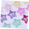FRCOLOR 36-Piece Children's Star Hair Clip Set, Colorful Clips for Girls and Toddlers view 2