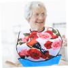 FRCOLOR Waterproof Adult Bib, Lightweight Reusable Polyester Protective Bib for Seniors view 3