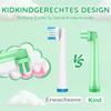 AnjoCare Kids Replacement Brush Heads for Oral-B, 4-Pack, Soft Bristles view 2
