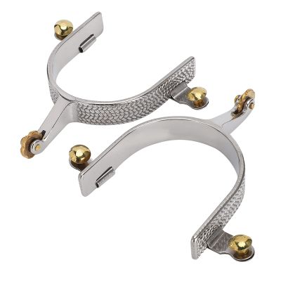 Phefop Stainless Steel Riding Spurs for Horses