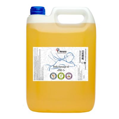 Verana PRO-1 Professional Massage Oil, Odorless, 100% Natural, Organic, Vegan, Universal, 5 L