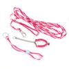 Guinea Pig Harness - Adjustable Collar for Small Pets (Pink + Rose Red) view 1