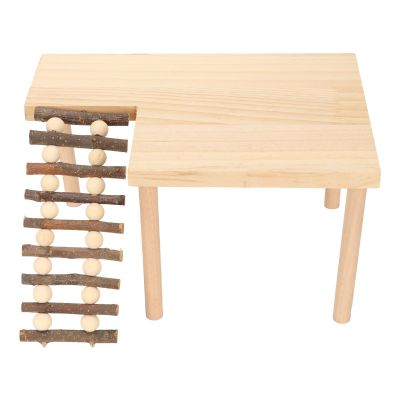 Hamster Climbing Platform Playground, 2 Levels with Ladder