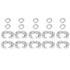 Denash Bird Leg Ring, Parrot Training Ring with Easy-Open Clip, Size 6 view 1