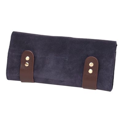 JXXUIRUIEEN Hairdressing Scissors Case, Hair Scissors Holster for Salon Scissors, Combs, Clips (Blue)