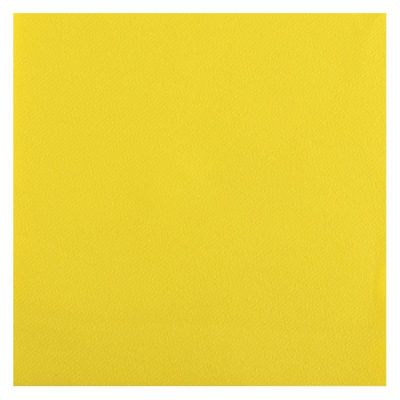 Playflip 1,000 Large Yellow Airlaid Napkins, 40 x 40 cm