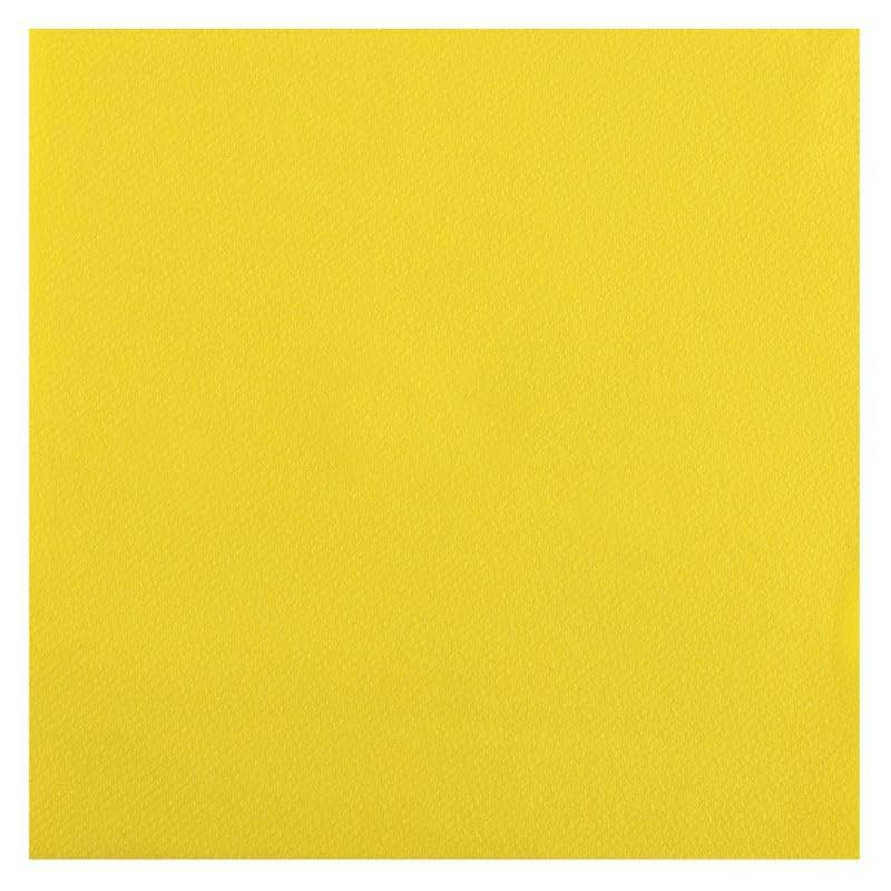 Playflip 1,000 Large Yellow Airlaid Napkins, 40 x 40 cm