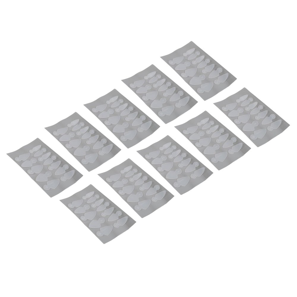 Double French Tip Form Stickers, 120 Pieces, Nail Art Tool, Various Sizes