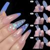 Double French Tip Form Stickers, 120 Pieces, Nail Art Tool, Various Sizes view 3