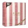 250 ROYAL Collection Napkins, 1/4-Fold, 40 x 40 cm, Bordeaux Lines view 2