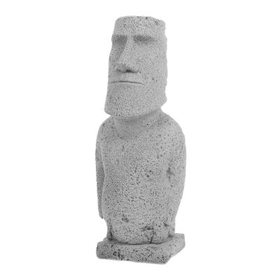 IMIKEYA Easter Island Moai Statue for Aquarium Garden Mini Sandstone Sculpture