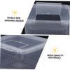 Yardwe 2-Pack Transparent PP Feeding Boxes for Reptiles, Spiders and Shrimp view 2