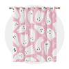 Halloween Ghost Boo Pink Blackout Curtains, 2-Piece Set, 137 x 117 cm view 2