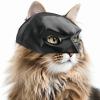 Black Batman Mask for Cats view 1