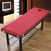 Morbuy Fitted Massage Table Sheet with Face Hole, 70 x 185 cm, Red view 2