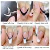 French Tip Nail Stickers and Manicure Guides view 2