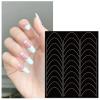 French Tip Nail Stickers and Manicure Guides view 3