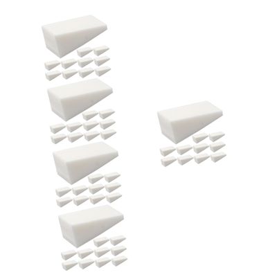 Healeved 100-Piece Nail Art and Makeup Sponges for Gradient and Starry-Sky Nail Designs