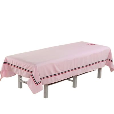 5-Piece Massage Table Cover Set, Thick Cotton, 135 x 245 cm, With/Without Hole