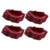 Milisten 4-Piece Resin Reptile Feeding Bowls view 1