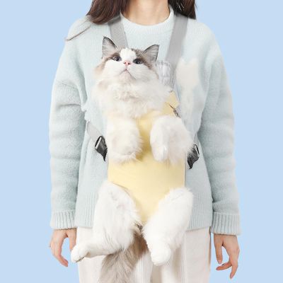 Dog Carrier Backpack, Portable Puppy Backpack with Legs and Head Opening, Front and Back Carrier for Small, Medium, and Large Dogs and Cats