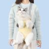 Dog Carrier Backpack, Portable Puppy Backpack with Legs and Head Opening, Front and Back Carrier for Small, Medium, and Large Dogs and Cats view 1