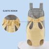 Dog Carrier Backpack, Portable Puppy Backpack with Legs and Head Opening, Front and Back Carrier for Small, Medium, and Large Dogs and Cats view 3