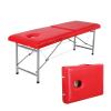 LHSJYG Foldable Professional Massage Table, Portable Beauty and Therapy Bed, 180 x 70 cm, Pink view 3