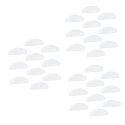 FRCOLOR 30-Piece Silicone Bridge Nose Pads for Glasses, White