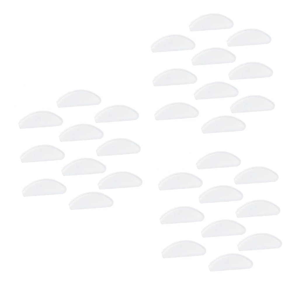 FRCOLOR 30-Piece Silicone Bridge Nose Pads for Glasses, White