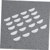 FRCOLOR 30-Piece Silicone Bridge Nose Pads for Glasses, White view 3
