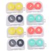 FRCOLOR 8-Pack Contact Lens Cases, Lightweight PP, Random Colors view 1