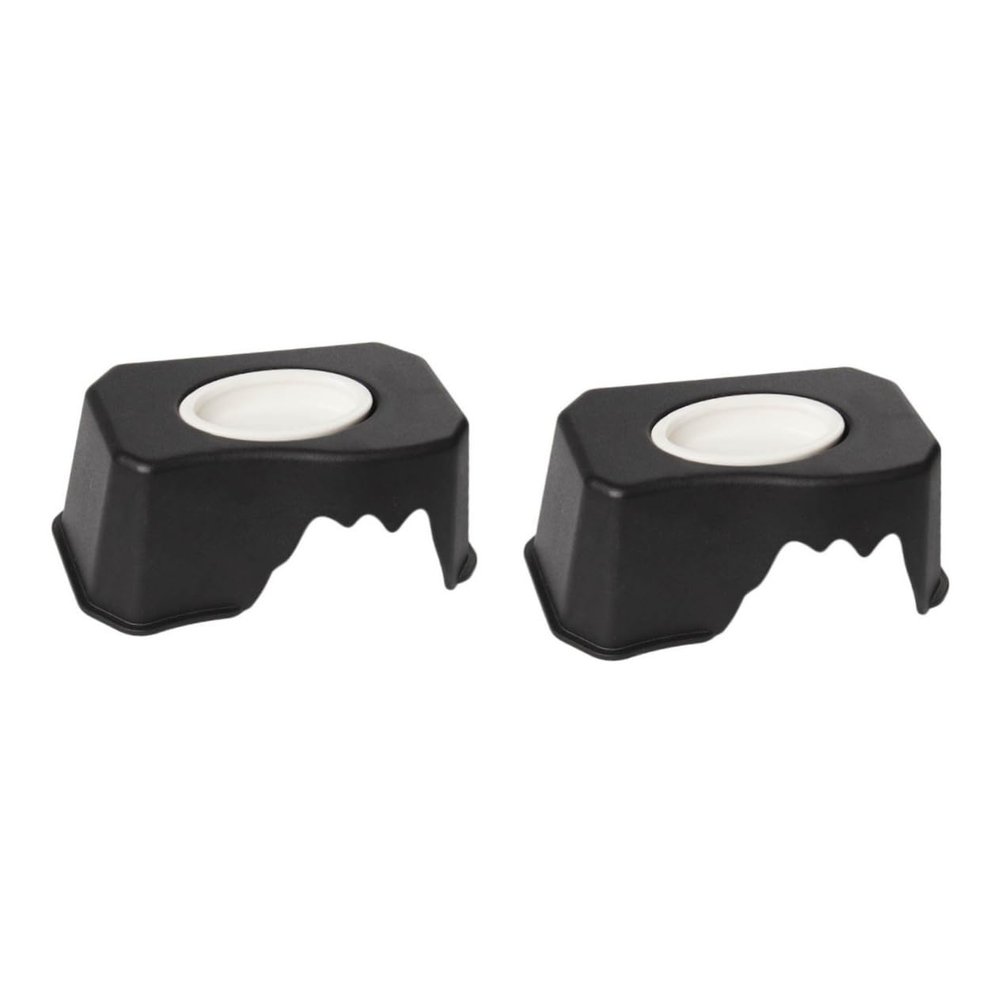 Milisten 2-Piece Reptile Food and Water Bowls with Hide