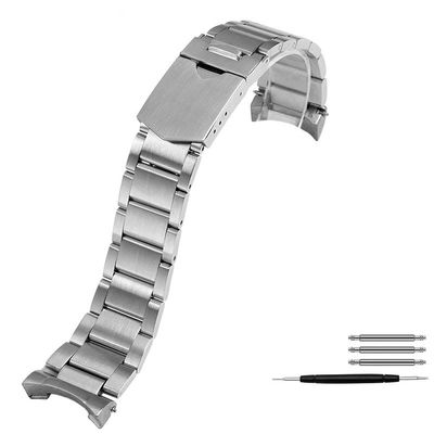 QTYQWC Fine Solid Stainless Steel Watch Band, 20 mm/22 mm, for Tudor, Biwan Gold Steel Series