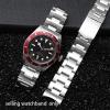 QTYQWC Fine Solid Stainless Steel Watch Band, 20 mm/22 mm, for Tudor, Biwan Gold Steel Series view 2