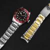 QTYQWC Fine Solid Stainless Steel Watch Band, 20 mm/22 mm, for Tudor, Biwan Gold Steel Series view 3