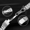 QTYQWC Fine Solid Stainless Steel Watch Band, 20 mm/22 mm, for Tudor, Biwan Gold Steel Series view 4