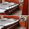 KEHSF 95 cm Folding Bed Rail with Safety Handle view 2