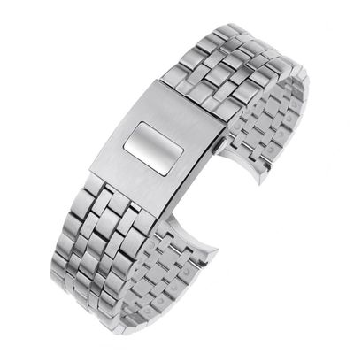 QTYQWC Stainless Steel Watch Band for IWC Pilot Mark 17/18 Little Prince IW377717, 20/21 mm
