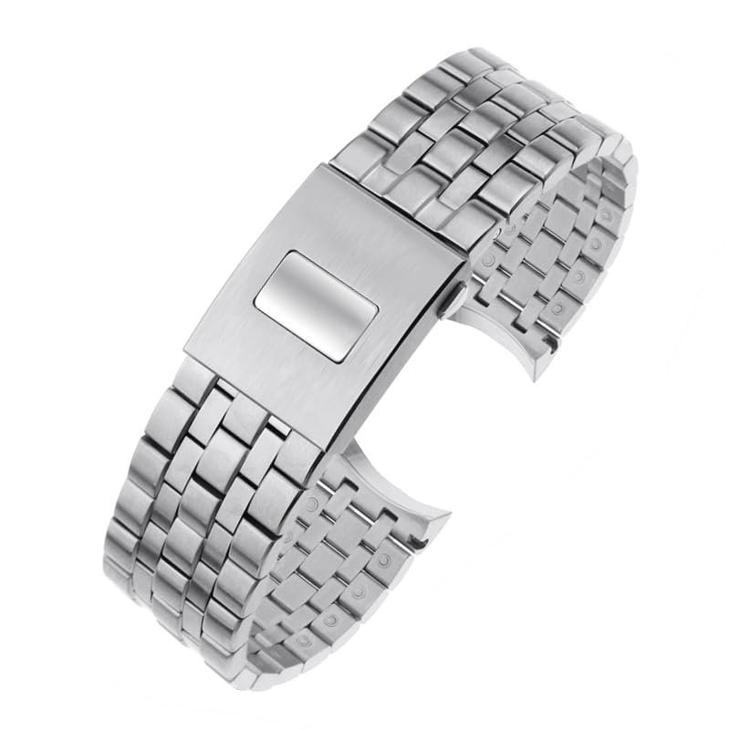 QTYQWC Stainless Steel Watch Band for IWC Pilot Mark 17/18 Little Prince IW377717, 20/21 mm