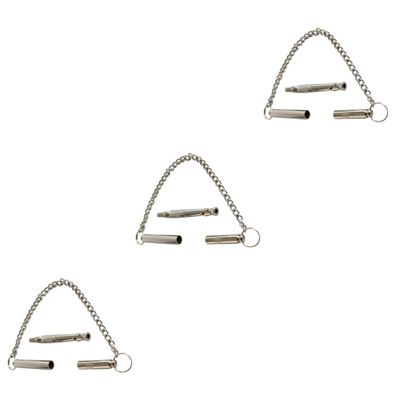 INOOMP 3-Piece Dog Whistle Set for Effective Training, Loud and Clear Signal, with Lanyard