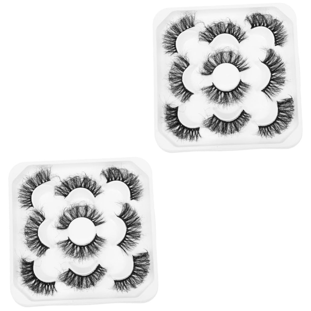 Healeved 10 Pairs Fluffy False Eyelashes for Beginners
