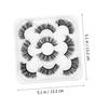Healeved 10 Pairs Fluffy False Eyelashes for Beginners view 2