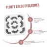 Healeved 10 Pairs Fluffy False Eyelashes for Beginners view 4